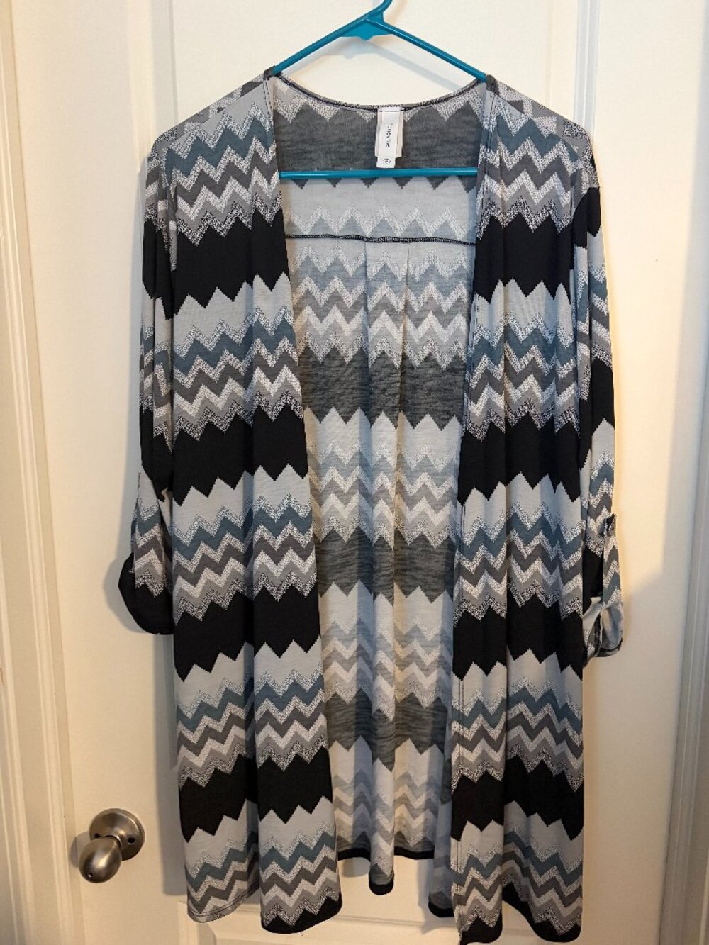 Honeyme Printed Gabby Cardigan- Medium